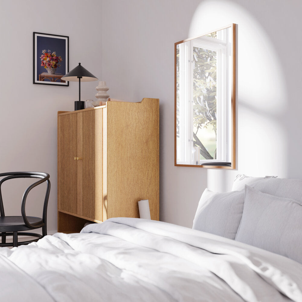 Træspejl - Nature Oak